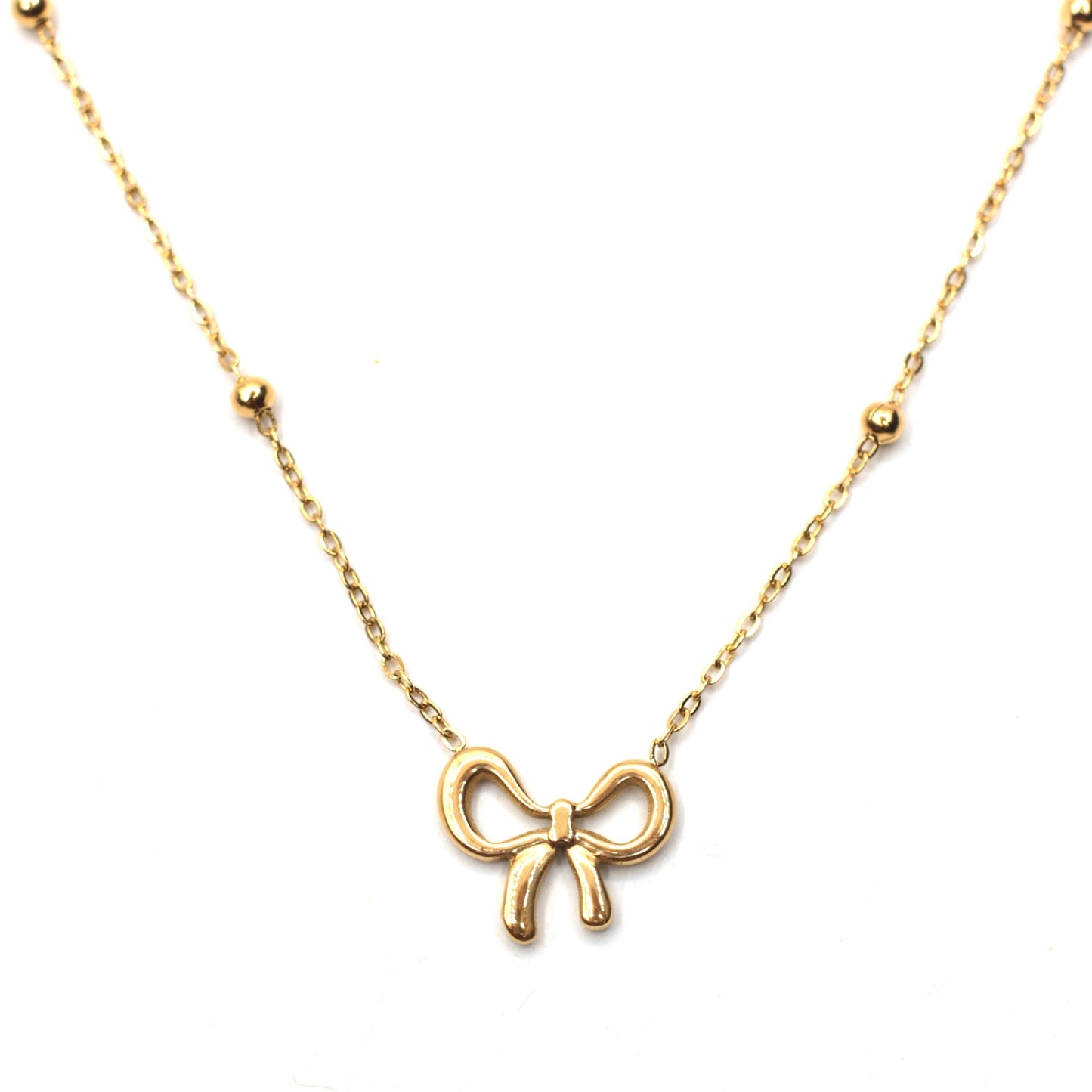 JNecklace (4K Gold Plated)-AntiTarnish/HypoAllergic - 205