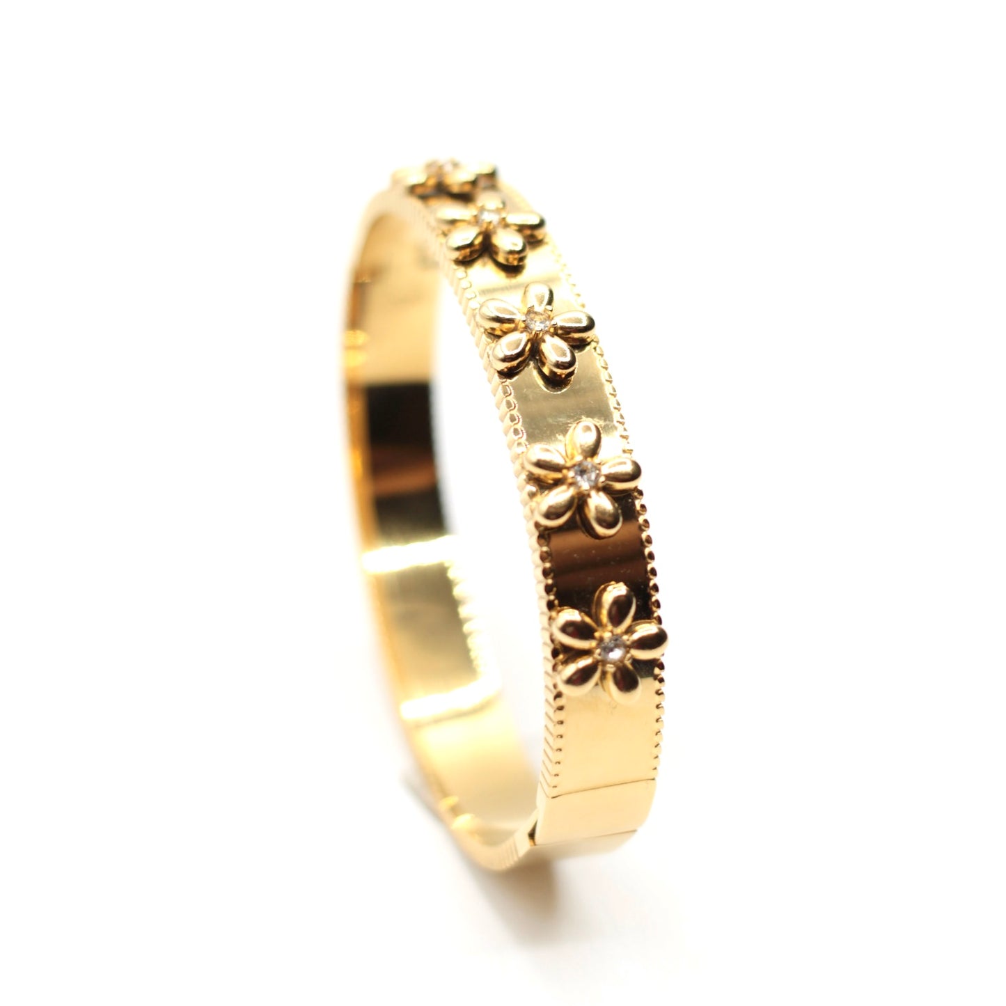 JBracelet- Non Tarnish - 24K Gold plated Anti Tarnish Everyday wear Bracelet-112