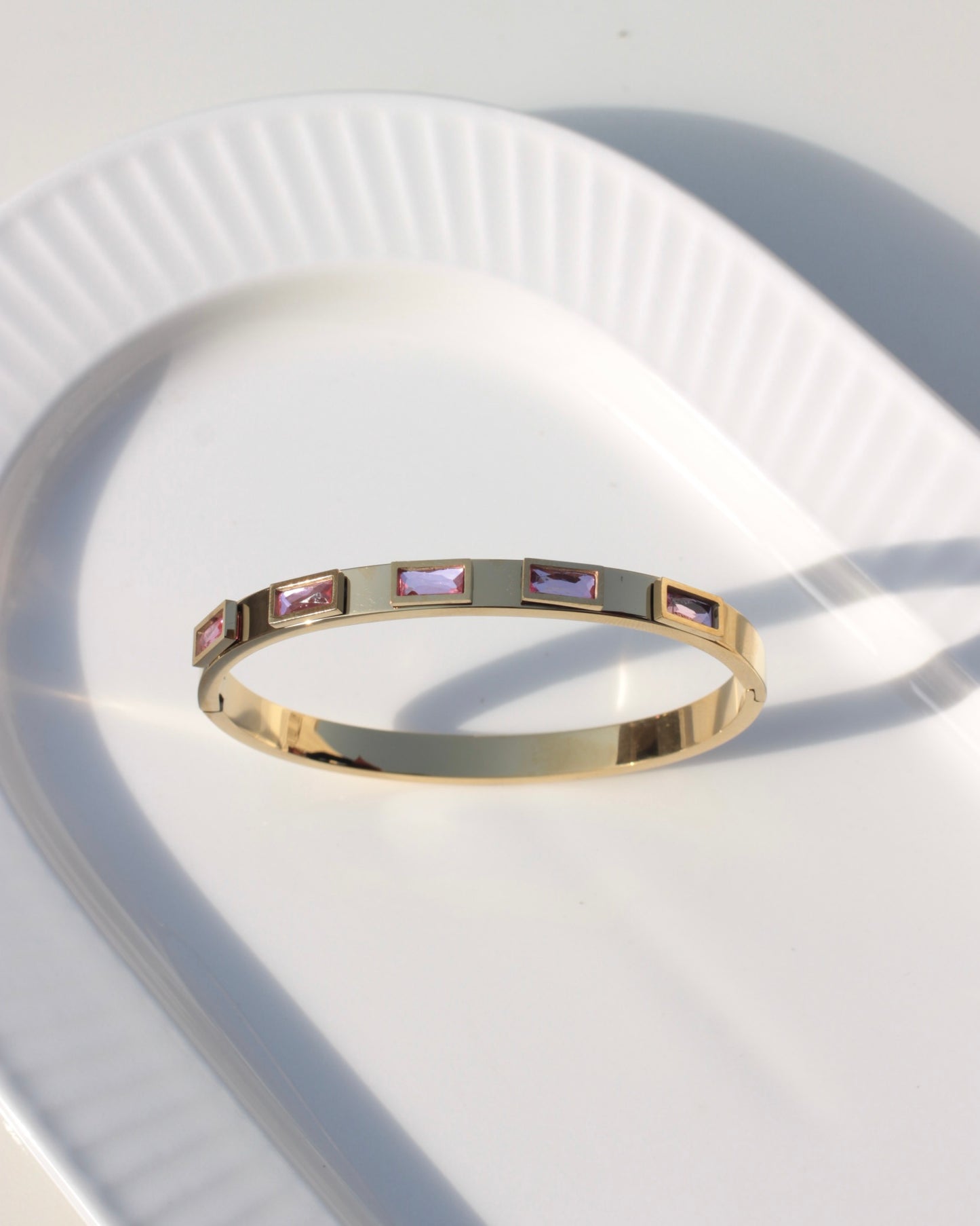 JBracelet (Stainless Steel) 18K Gold plated Anti Tarnish Everyday wear Bracelet -606