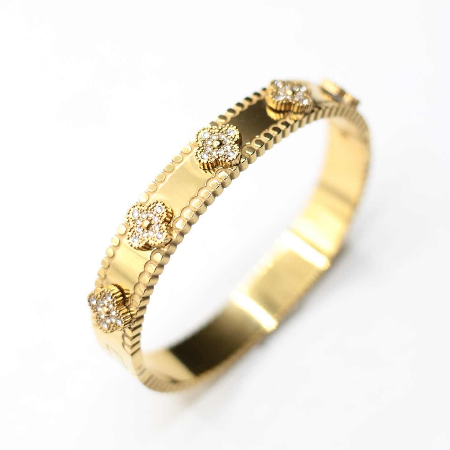 JBracelet (Stainless Steel) 18K Gold plated Anti Tarnish Everyday wear Bracelet - 95