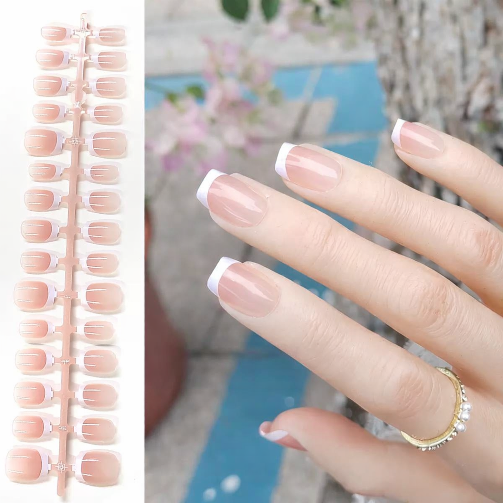 Nails-10 - Natural Fit French Nails