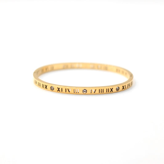 JBracelet (Stainless Steel) 18K Gold plated Anti Tarnish Everyday wear Bracelet -335