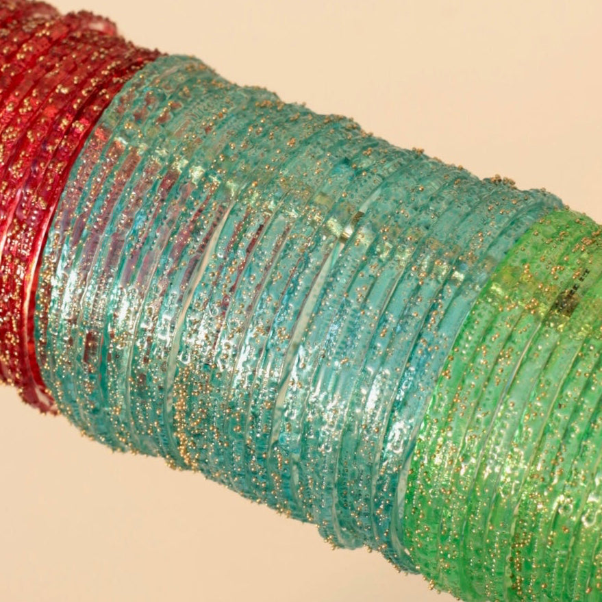 (Choose colour) Rains- Viral Handmade Glass Bangles