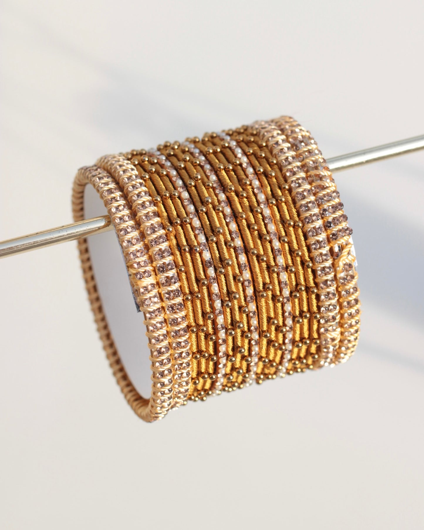 Aura Bangle Set-Yellow