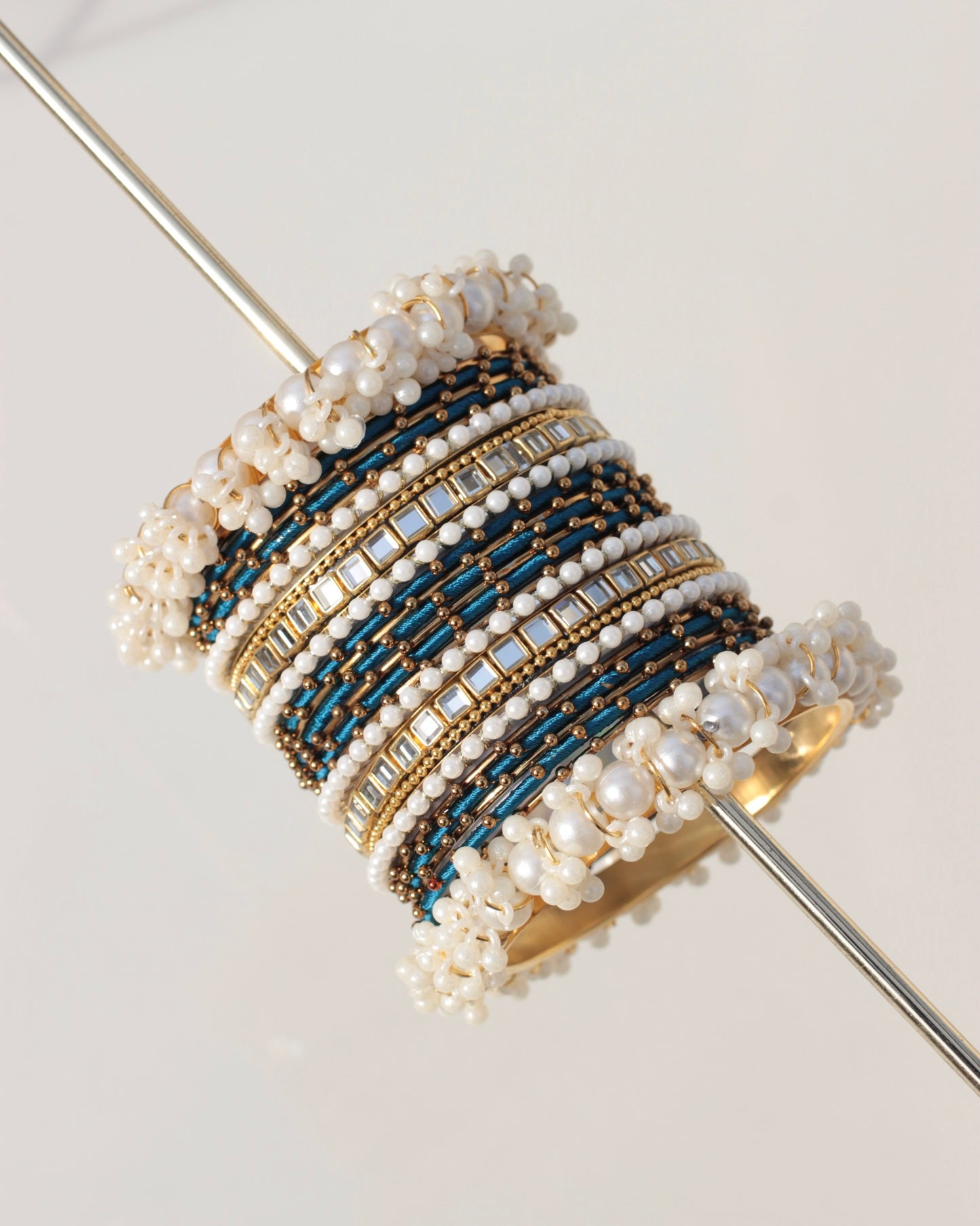 Zariah Premium Bangle Set- Teal