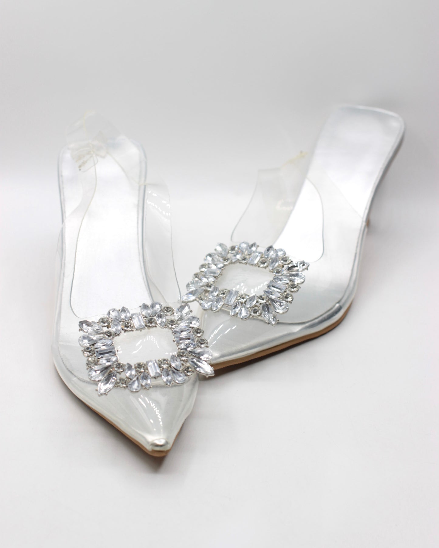 Onyx Spark Silver Heels