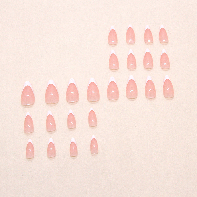 Nails-1932-Medium Length Almond nails- Free 4 pc nail kit included