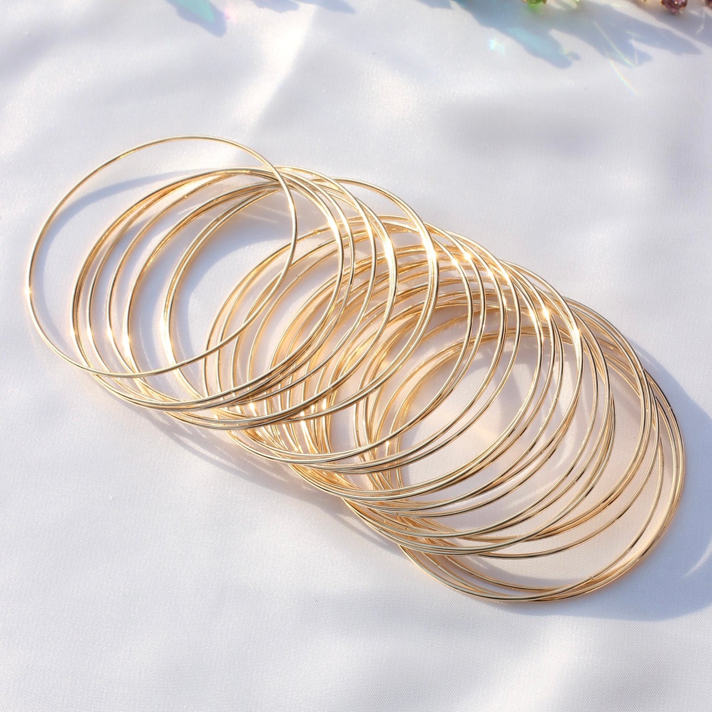 Royal Thin Golden Bangles - Set of 36 pc-929