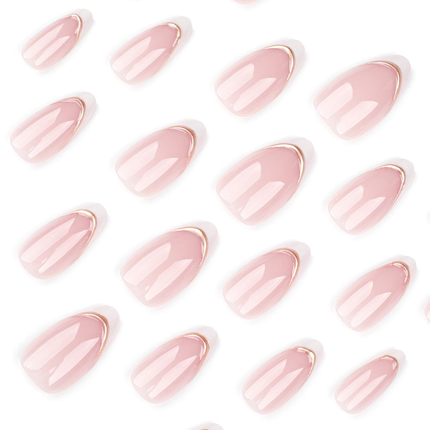 3D handmade chrome Nails-3444- FREE Nail-kit included with this Nails pack-CL