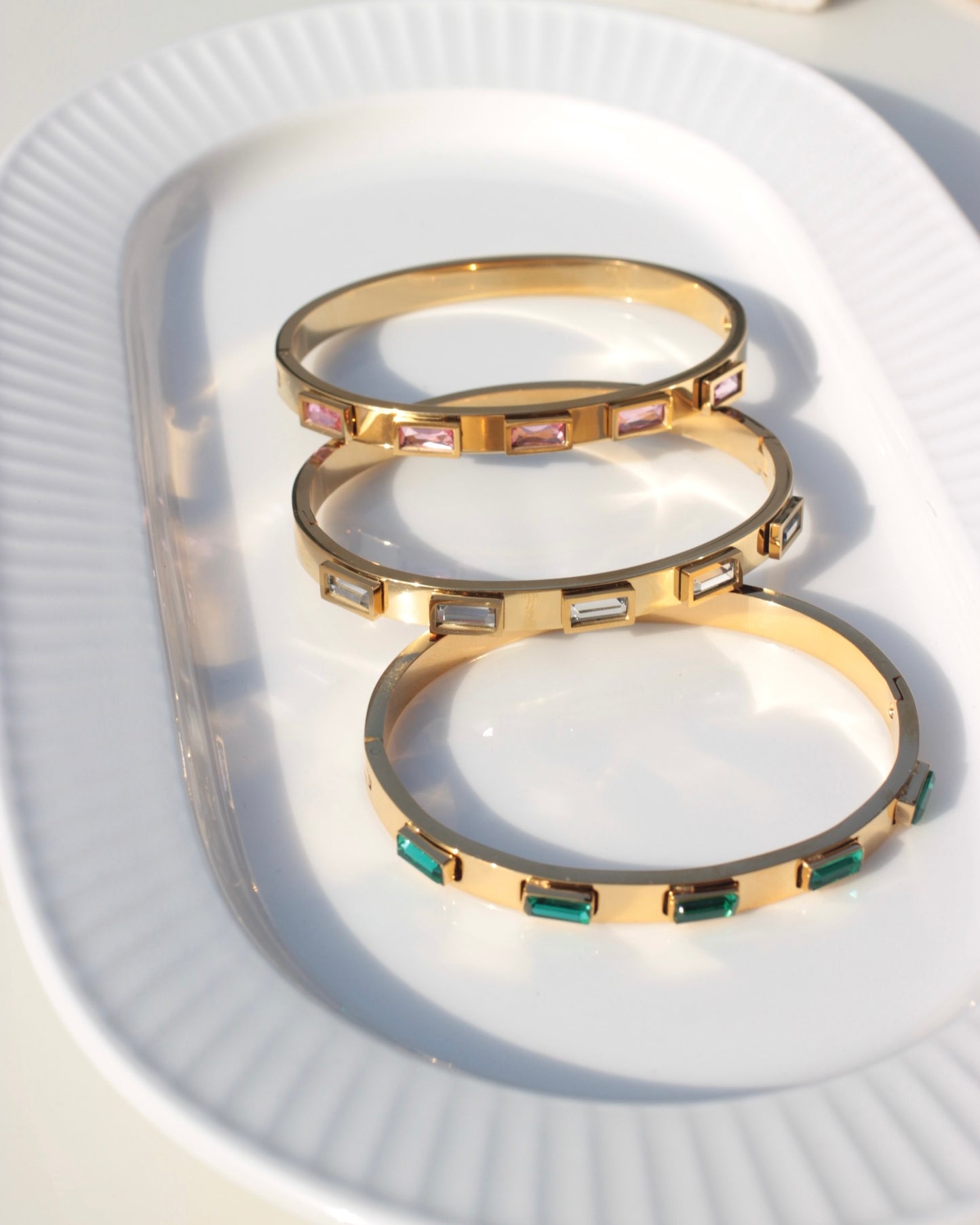 JBracelet (Stainless Steel) 18K Gold plated Anti Tarnish Everyday wear Bracelet -307
