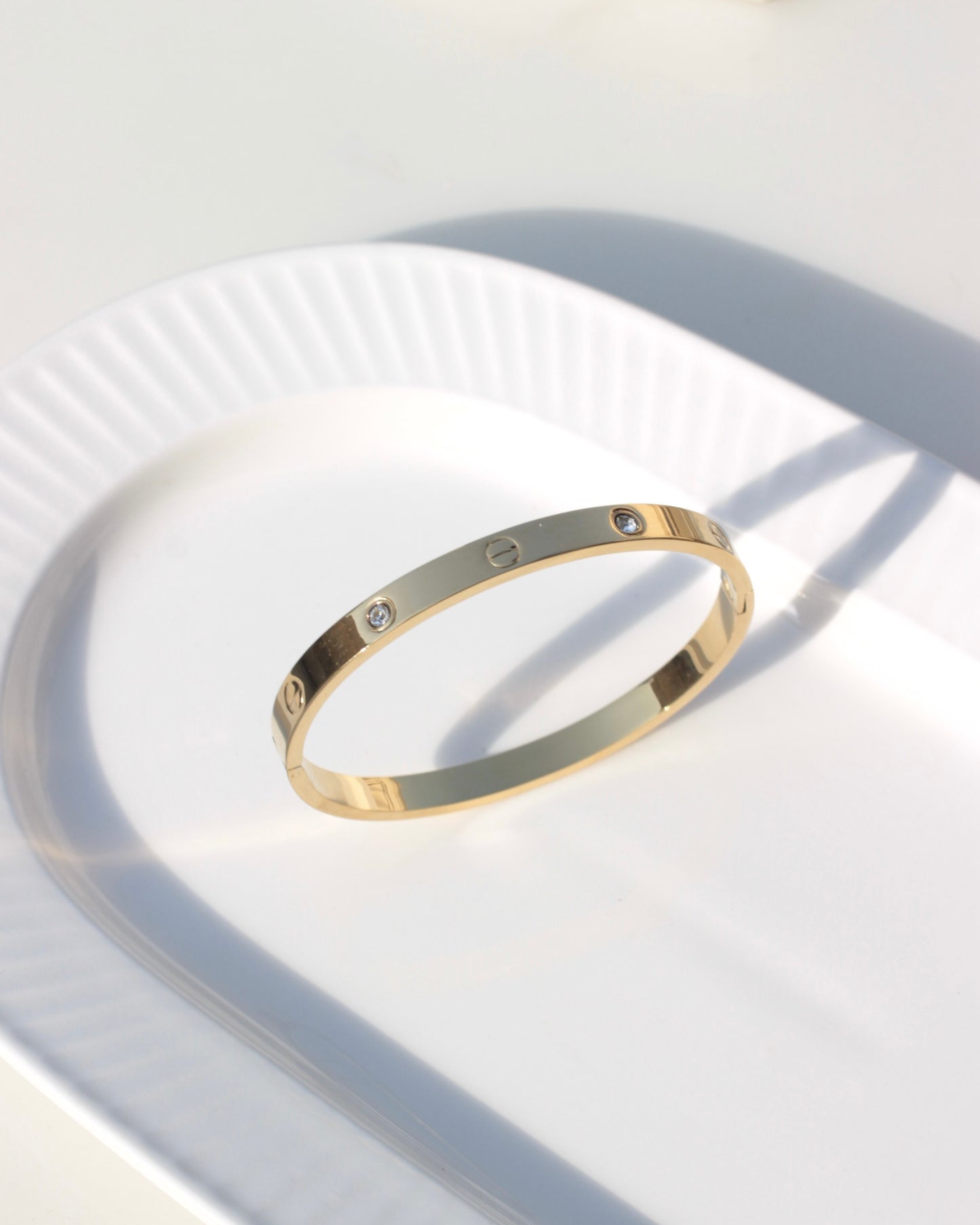JBracelet (Stainless Steel) 18K Gold plated Anti Tarnish Everyday wear Bracelet -303