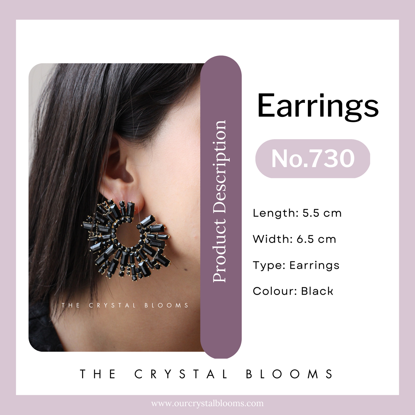 JCEarrings(Rhinestone XXL disks)-07