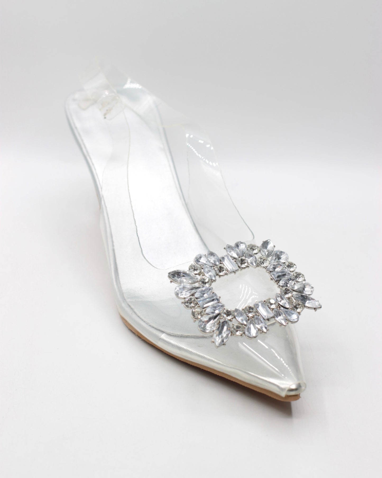 Onyx Spark Silver Heels
