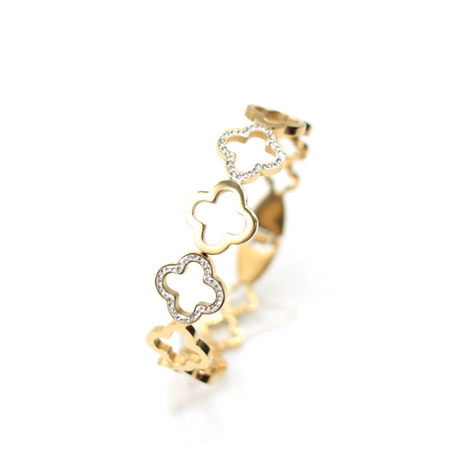 JBracelet- Non Tarnish - 24K Gold plated Anti Tarnish Everyday wear Bracelet - 341