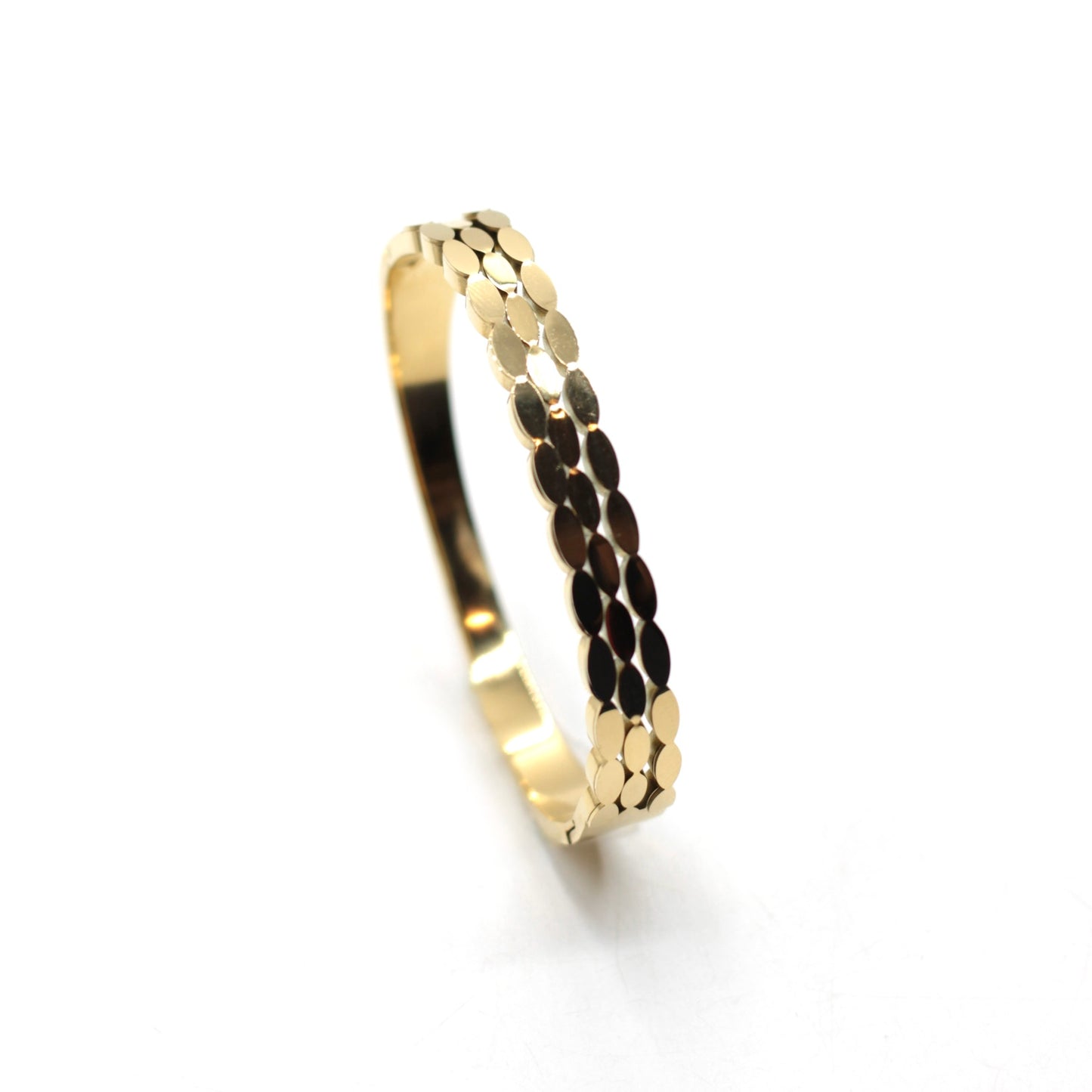 JBracelet- Non Tarnish - 24K Gold plated Anti Tarnish Everyday wear Bracelet- 98