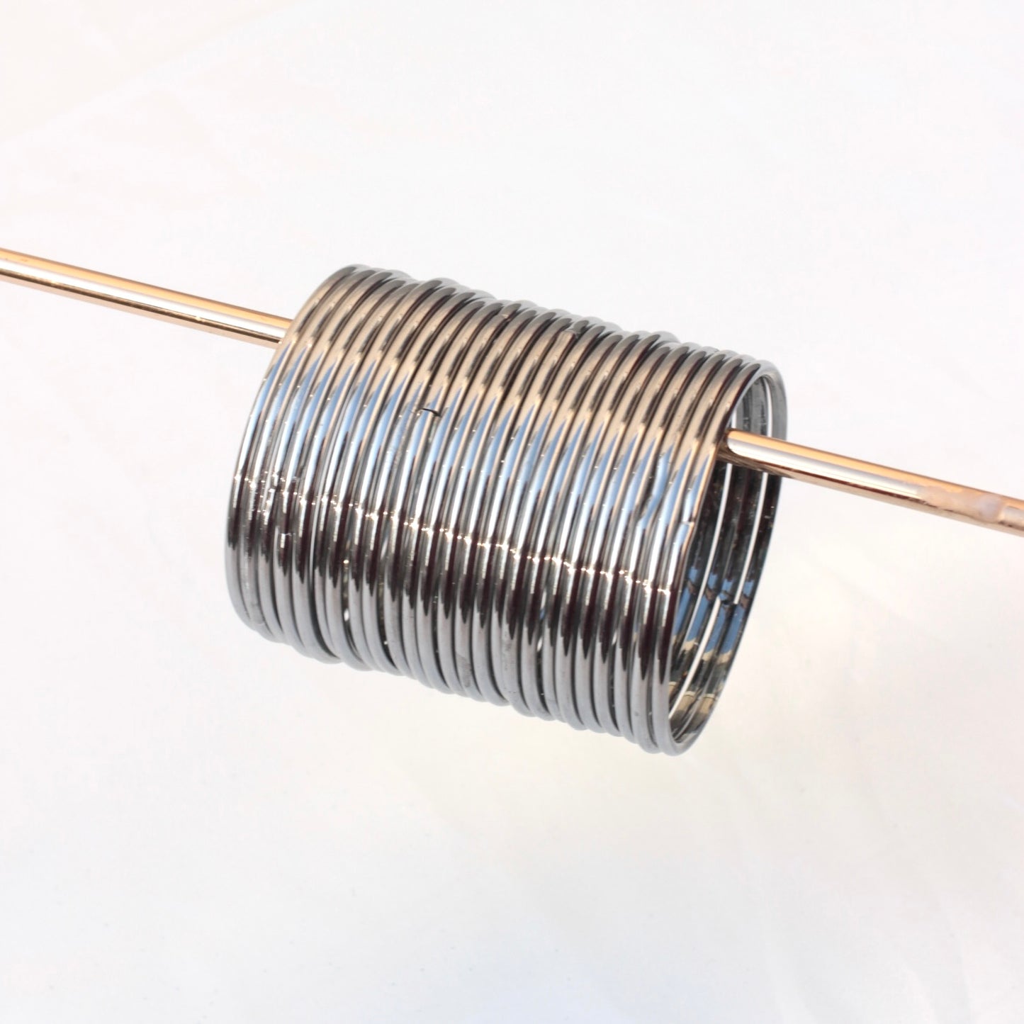 Silver Glass Bangles Thick - Viral Handmade Glass Bangles