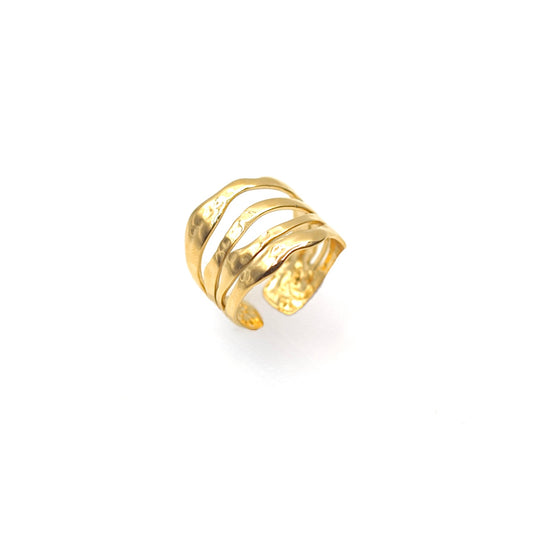 JRing-(24K Gold Plated)-AntiTarnish/HypoAllergic 436