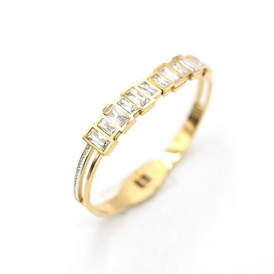 JBracelet (Stainless Steel) 18K Gold plated Anti Tarnish Everyday wear Bracelet -331