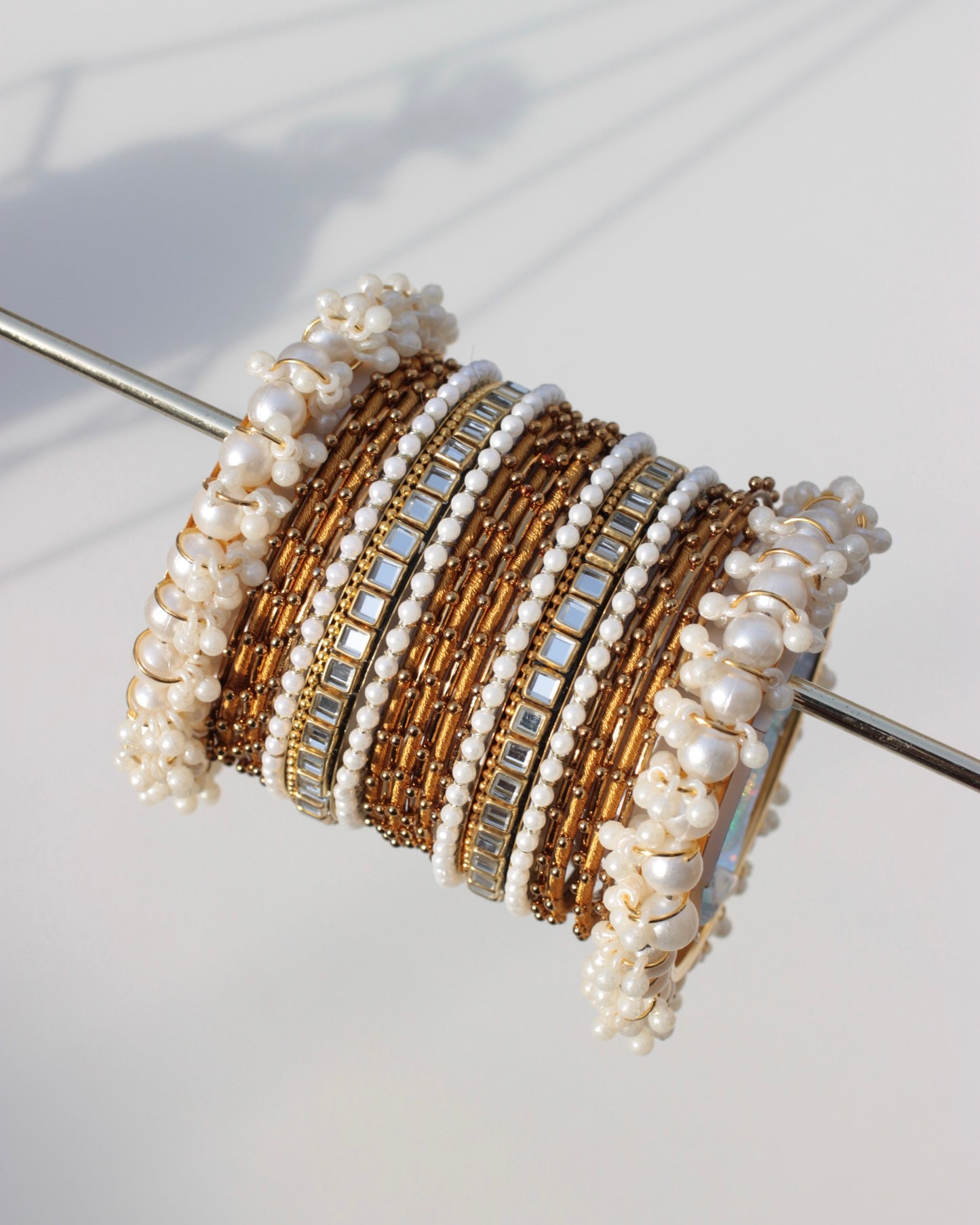 Zariah Premium Bangle Set-Yellow