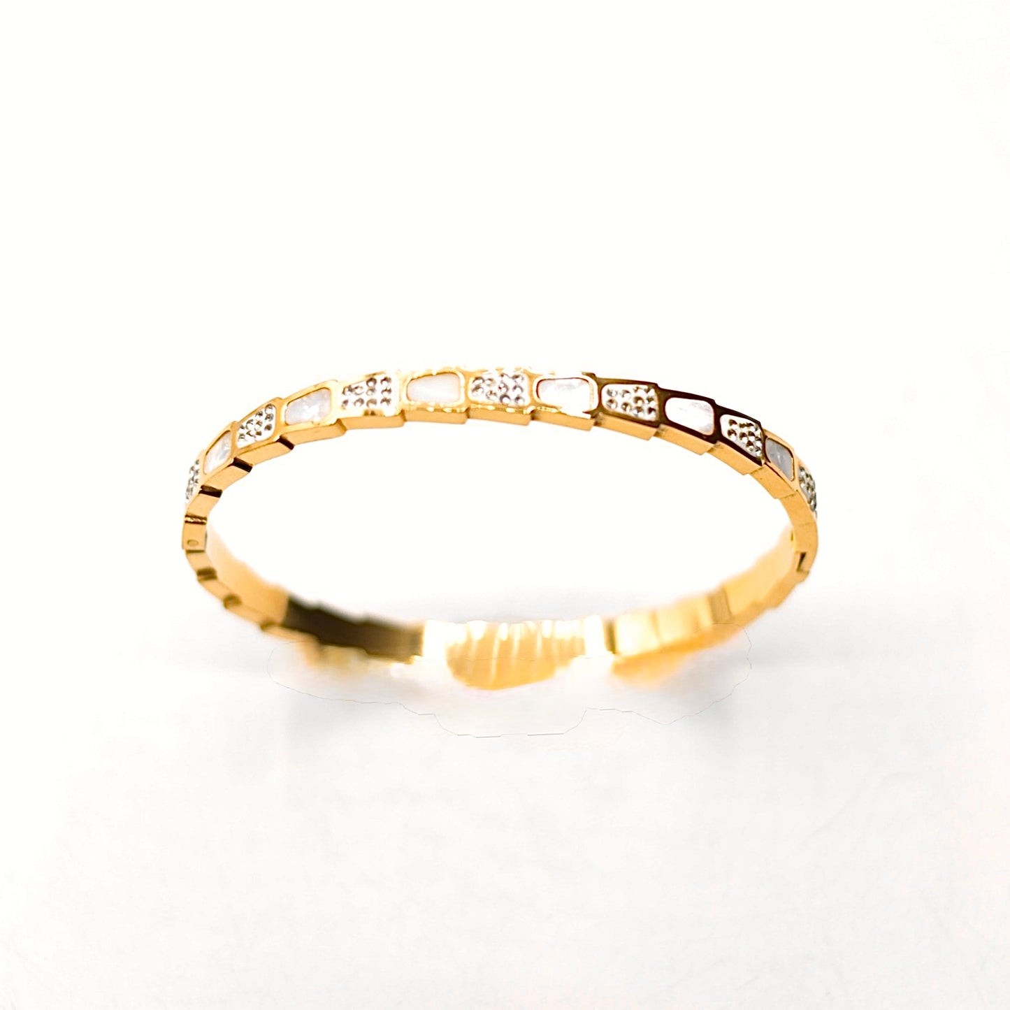 JBracelet- Non Tarnish - 24K Gold plated Anti Tarnish Everyday wear Bracelet-93