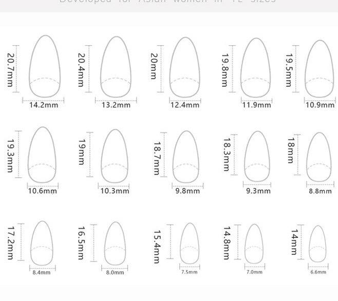 Handmade Cat-eye Nails-30 nails in each pack- 140- Free 24 pc Sticker Sheet included