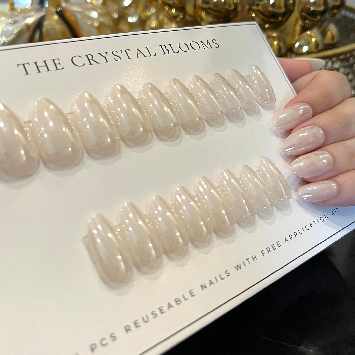Chrome Nails-DD 04 S- Free 24pc Sticker Sheet included