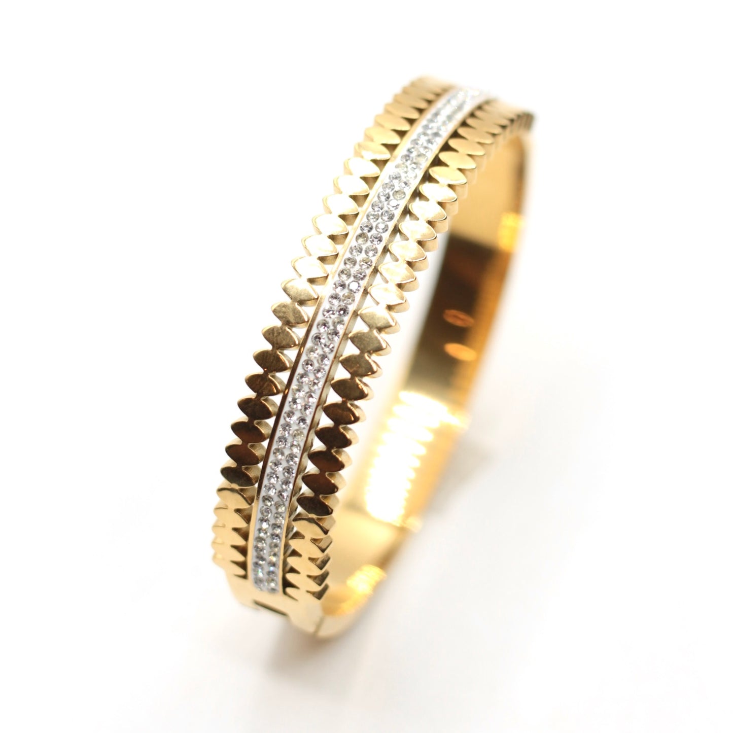 JBracelet- Non Tarnish - 24K Gold plated Anti Tarnish Everyday wear Bracelet- 105