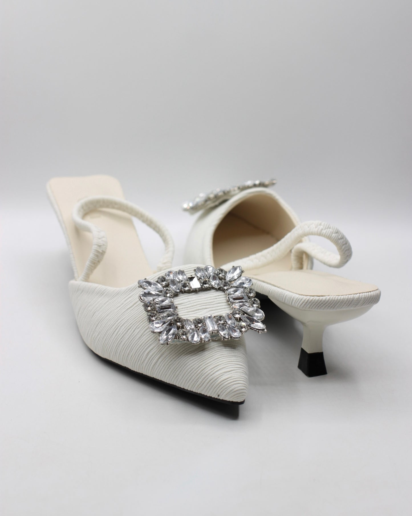Starlight Spark White Heels