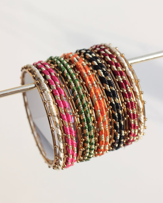 Rang-e-Bahaar Bangle Set- Multi