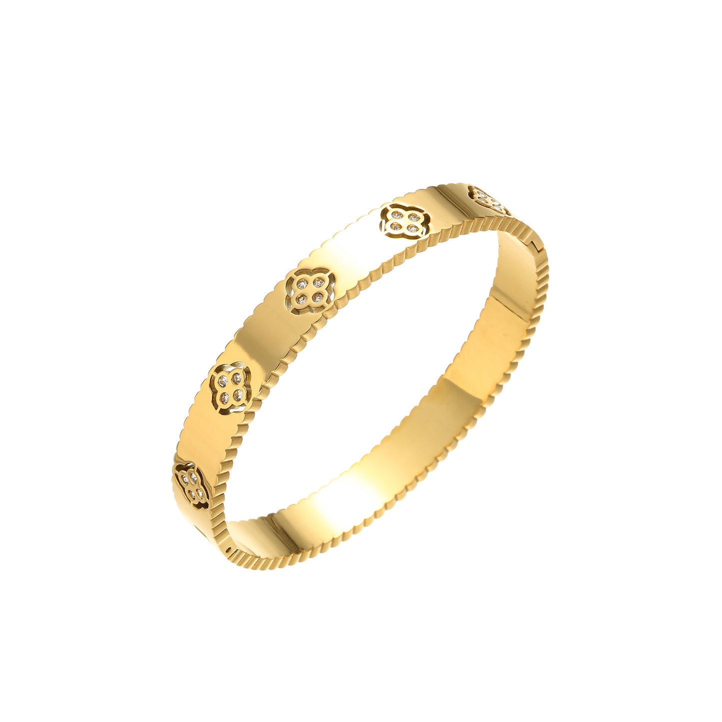 JBracelet- Non Tarnish - 24K Gold plated Anti Tarnish Everyday wear Bracelet- 339