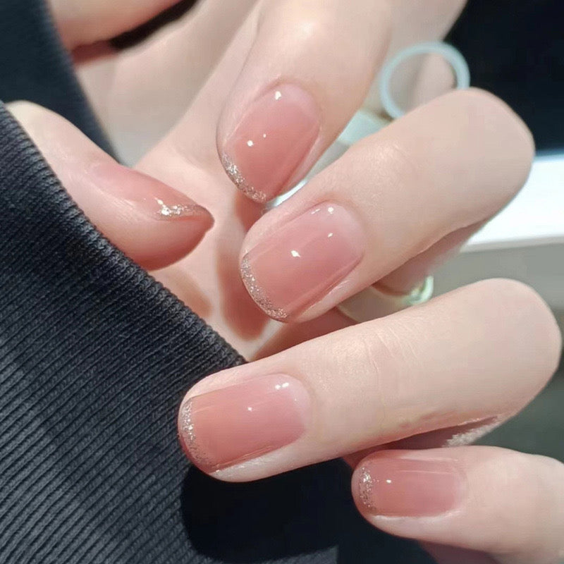 Nails-162-Short Length Square nails- Free 4 pc nail kit included