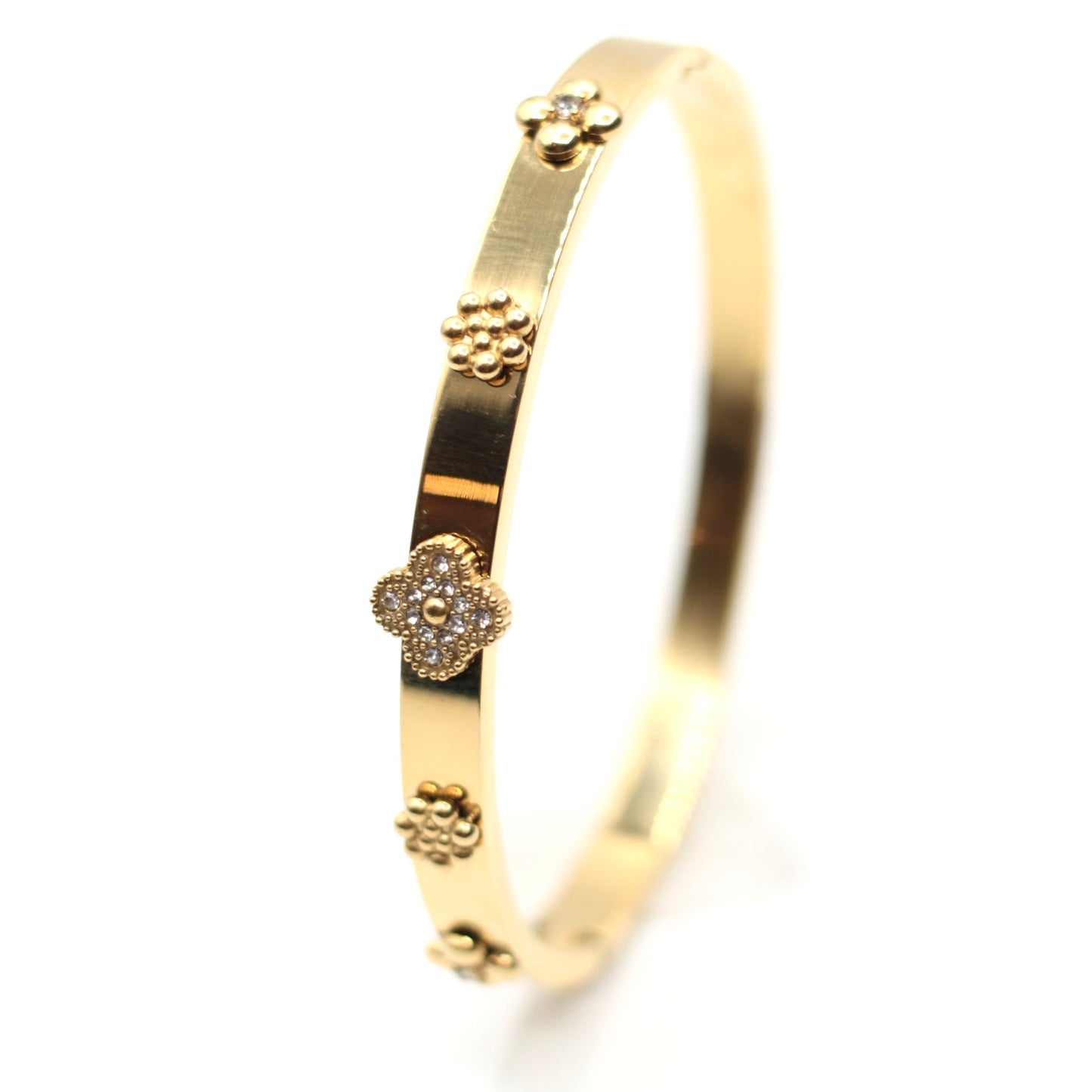 JBracelet- Non Tarnish - 24K Gold plated Anti Tarnish Everyday wear Bracelet- 111