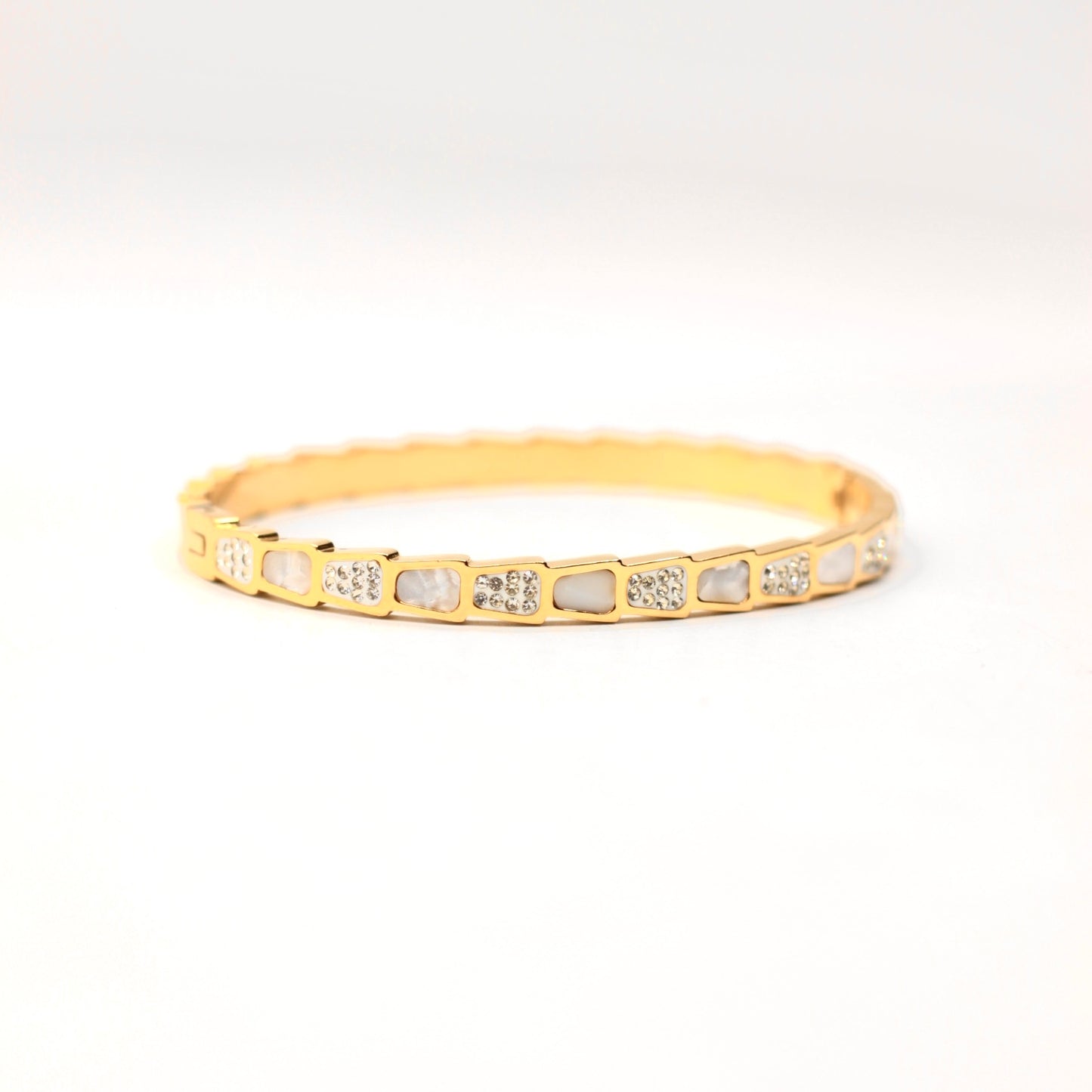 JBracelet- Non Tarnish - 24K Gold plated Anti Tarnish Everyday wear Bracelet-93