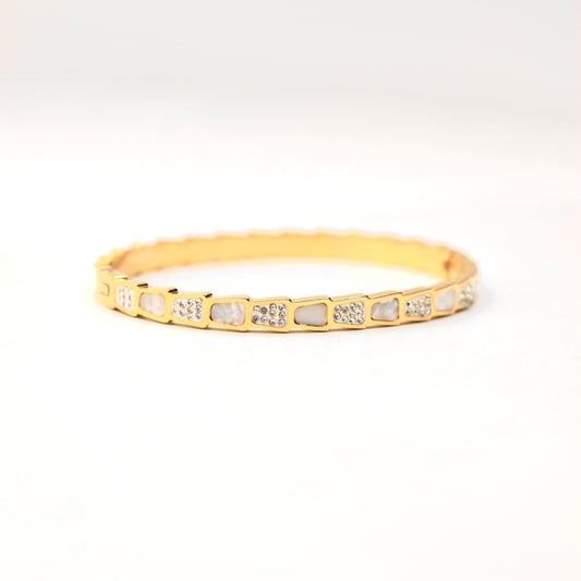 JBracelet- Non Tarnish - 24K Gold plated Anti Tarnish Everyday wear Bracelet-342