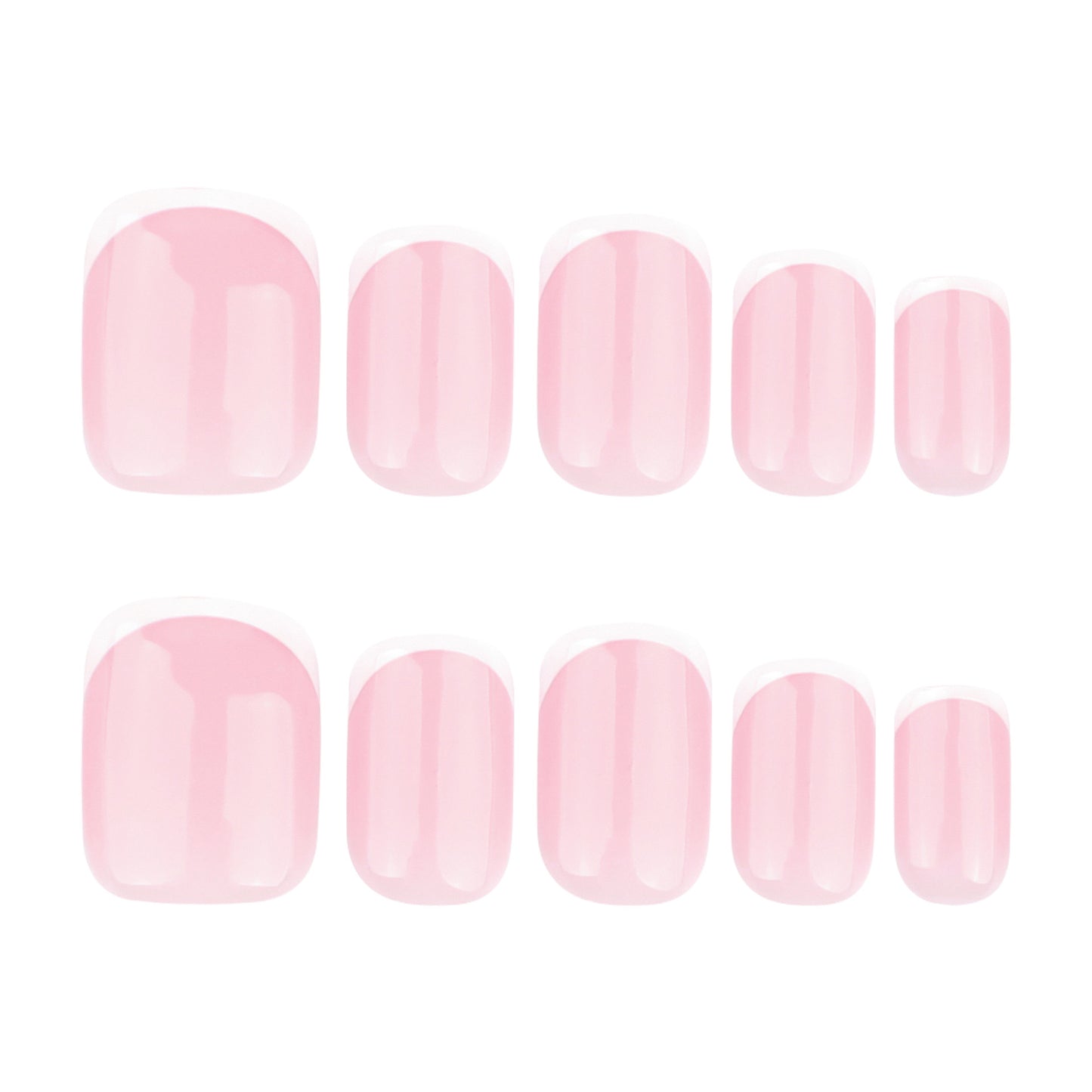 Nails-3682-Short Length Square nails- Free 4 pc nail kit included
