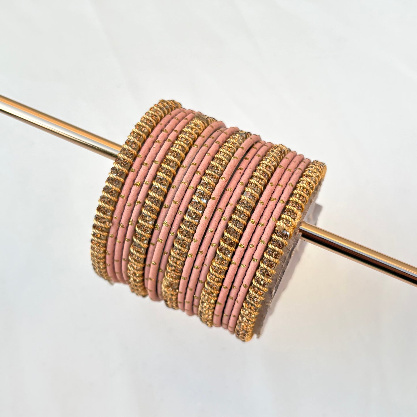 Xira Bangle Set-Peach