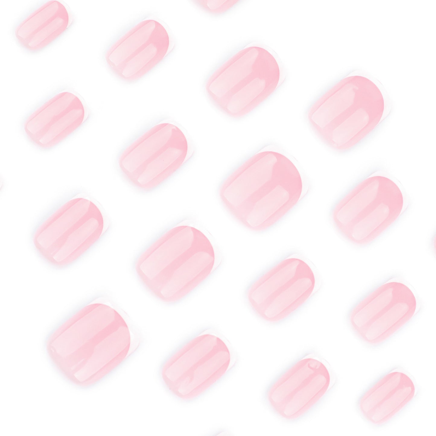 Nails-3682-Short Length Square nails- Free 4 pc nail kit included