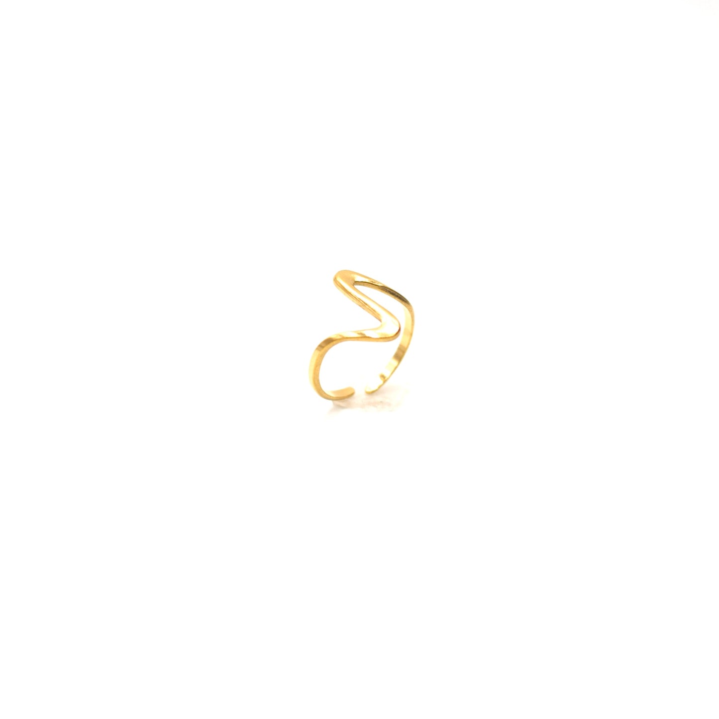 JRing-(4K Gold Plated)-AntiTarnish/HypoAllergic- (ADJUSTABLE SIZE)-442
