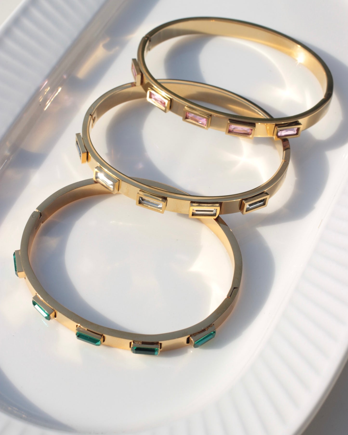 JBracelet (Stainless Steel) 18K Gold plated Anti Tarnish Everyday wear Bracelet -606