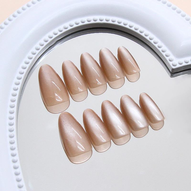Handmade Cat-eye Nails-30 nails in each pack- 140- FREE Nail-kit included with this Nails pack-CL