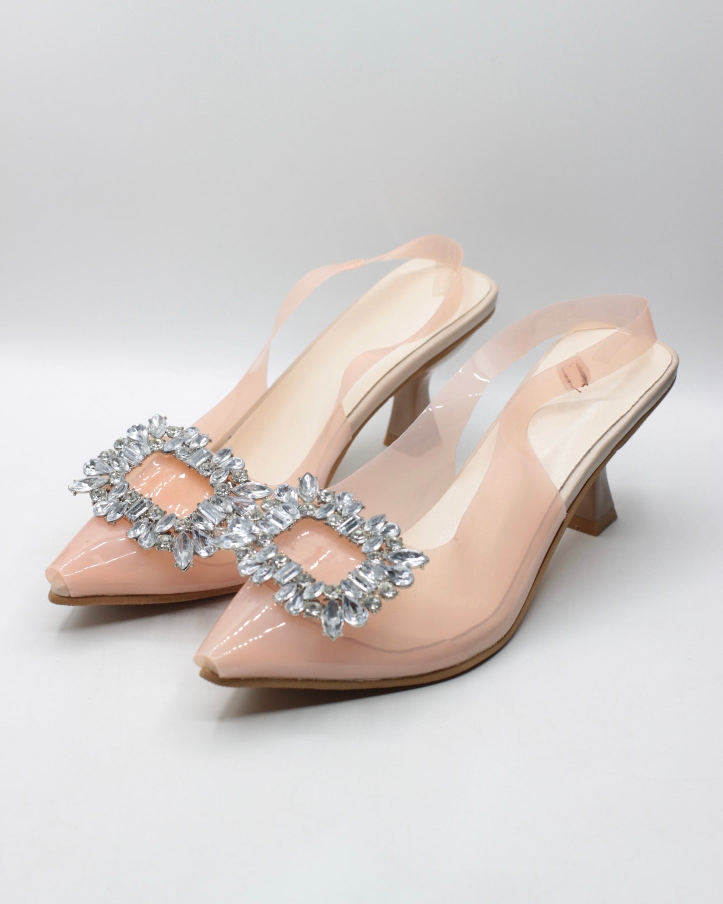Onyx Spark Nude Pink Heels