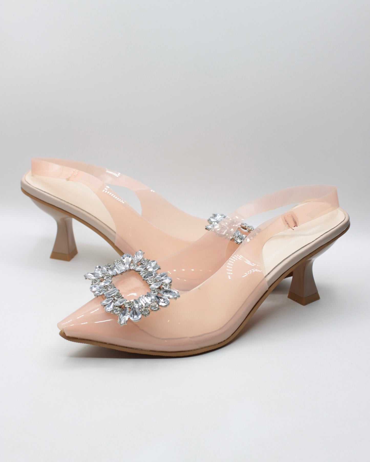 Onyx Spark Nude Pink Heels