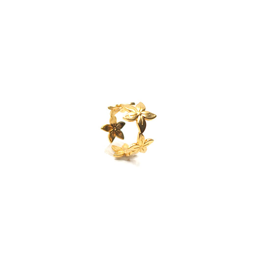 JRing-(24K Gold Plated)-AntiTarnish/HypoAllergic - 418