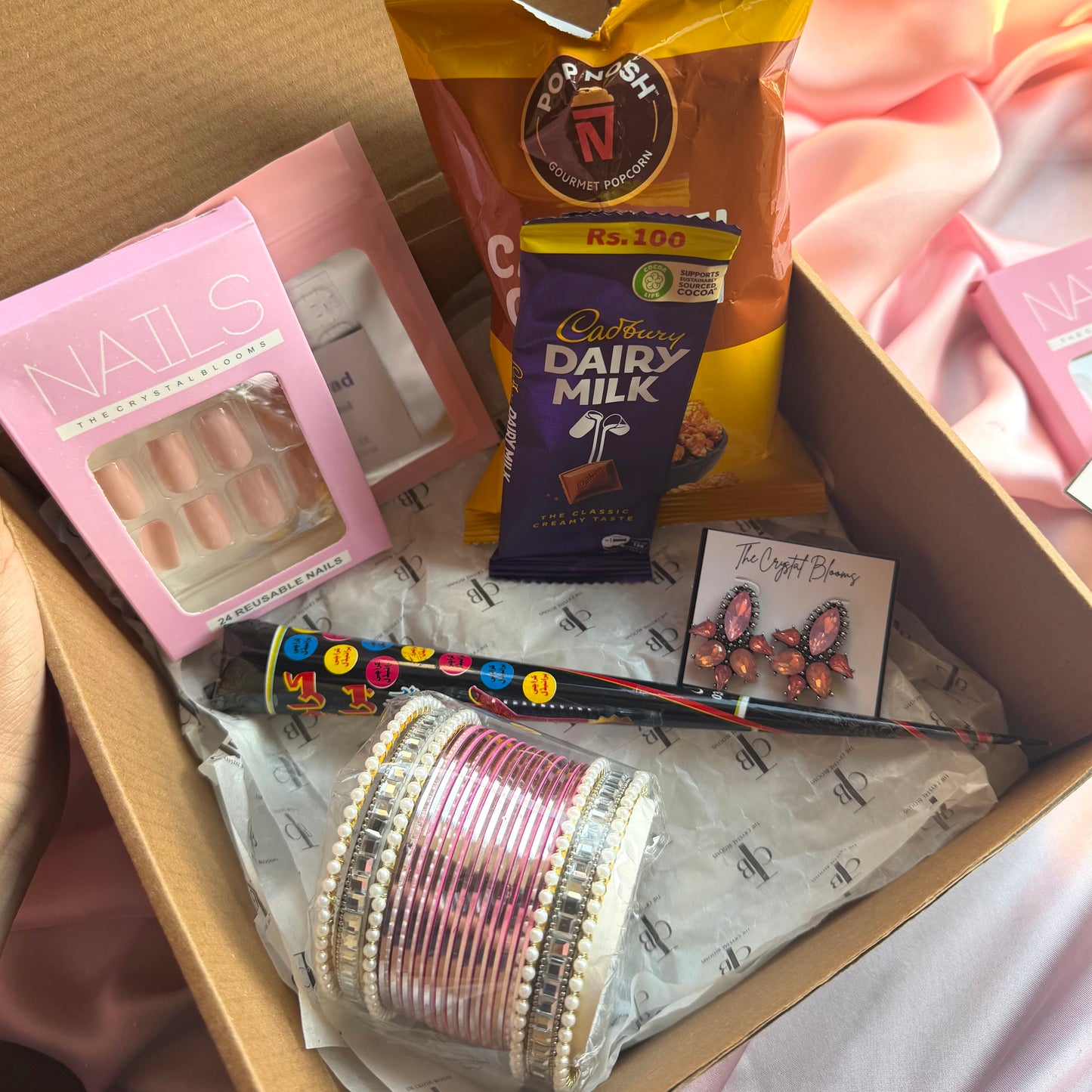 Eid Box - All products included- Light Pink combo
