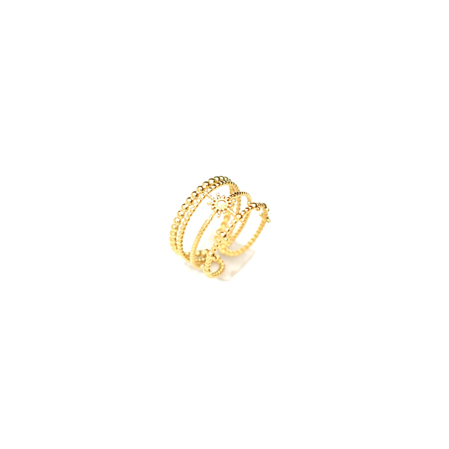 JRing-(4K Gold Plated)-AntiTarnish/HypoAllergic - 438