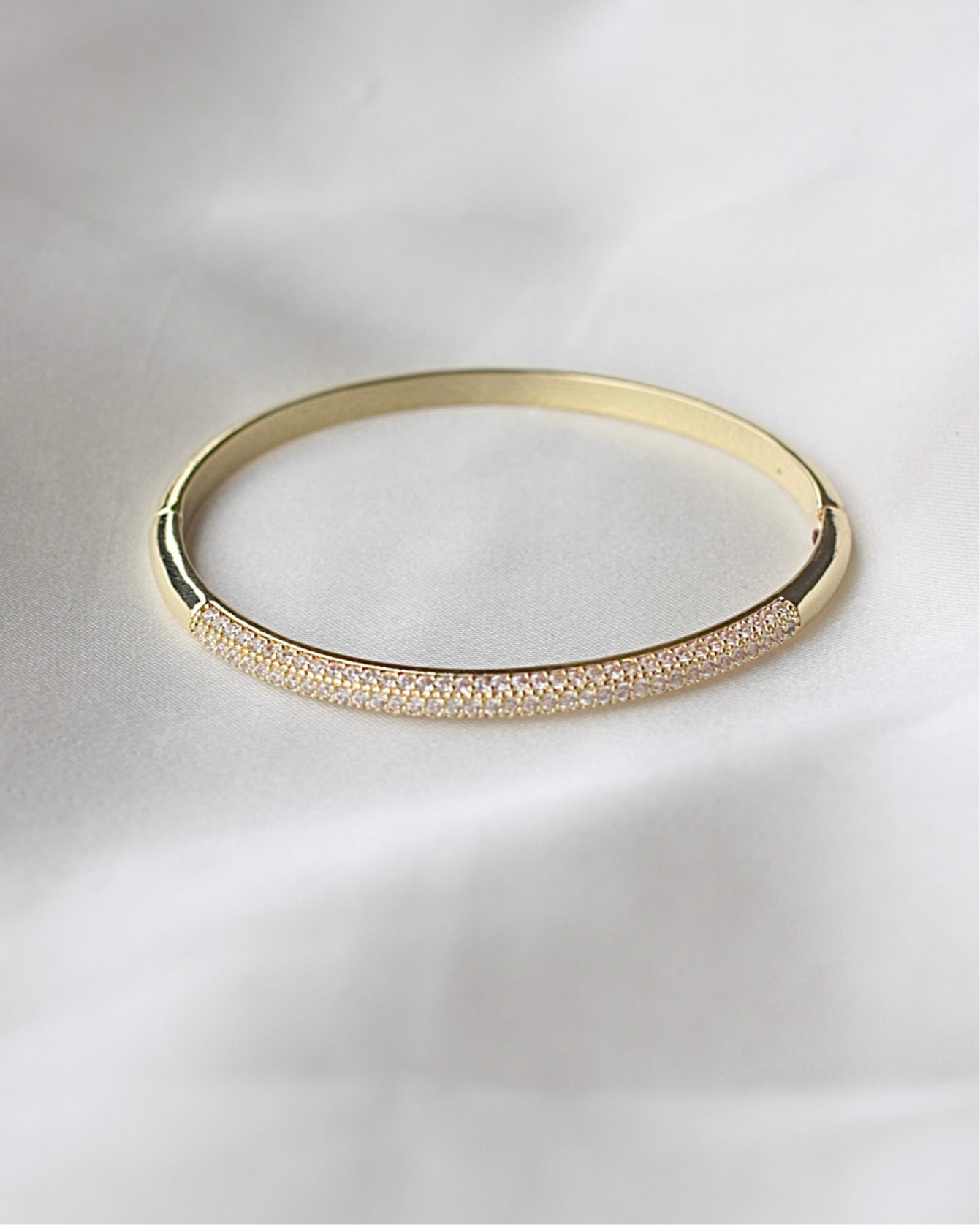 JBracelet (Cubic Zirconia)- Non Tarnish - 24K Gold plated Anti Tarnish Everyday wear Bracelet-113
