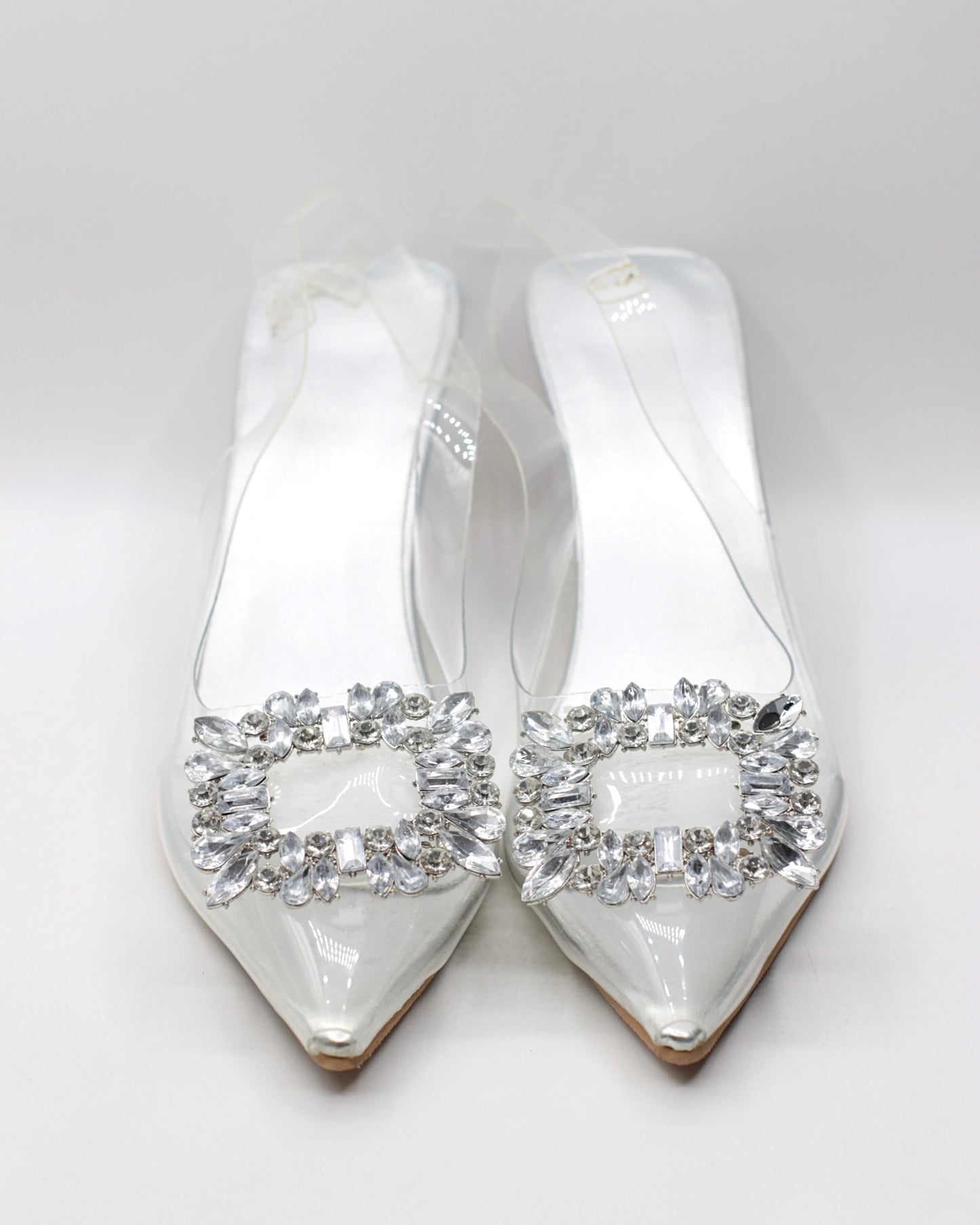 Onyx Spark Silver Heels