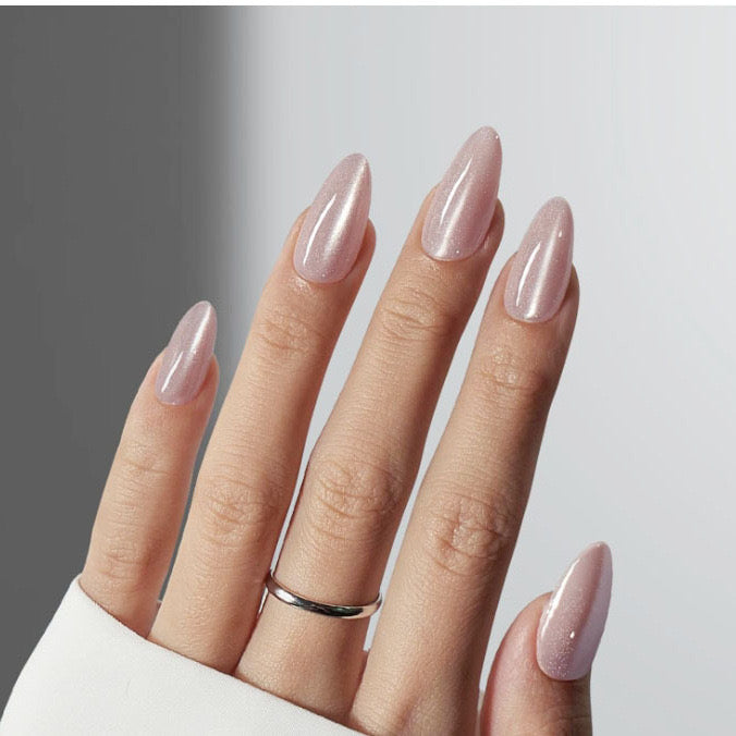 Cat eye handmade Nails -04- FREE Nail-kit included with this Nails pack-CL
