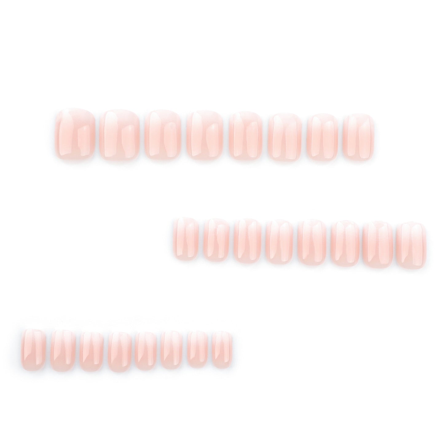 Nails-3578-Short Length square nails- Free 4 pc nail kit included