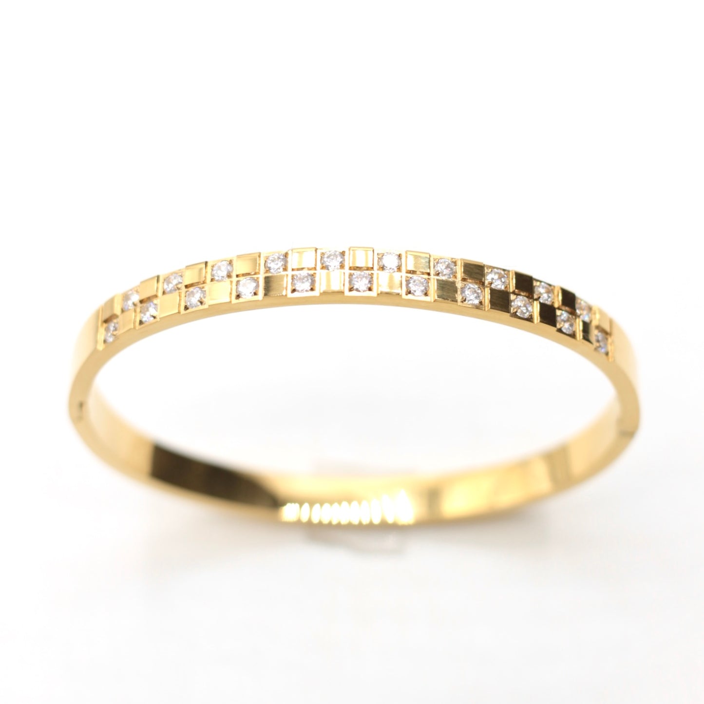 JBracelet (Stainless Steel) 24K Gold plated Anti Tarnish Everyday wear Bracelet -100